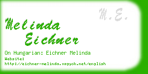 melinda eichner business card